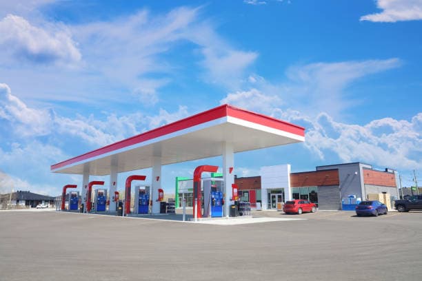 Petrol station analytics dashboard preview